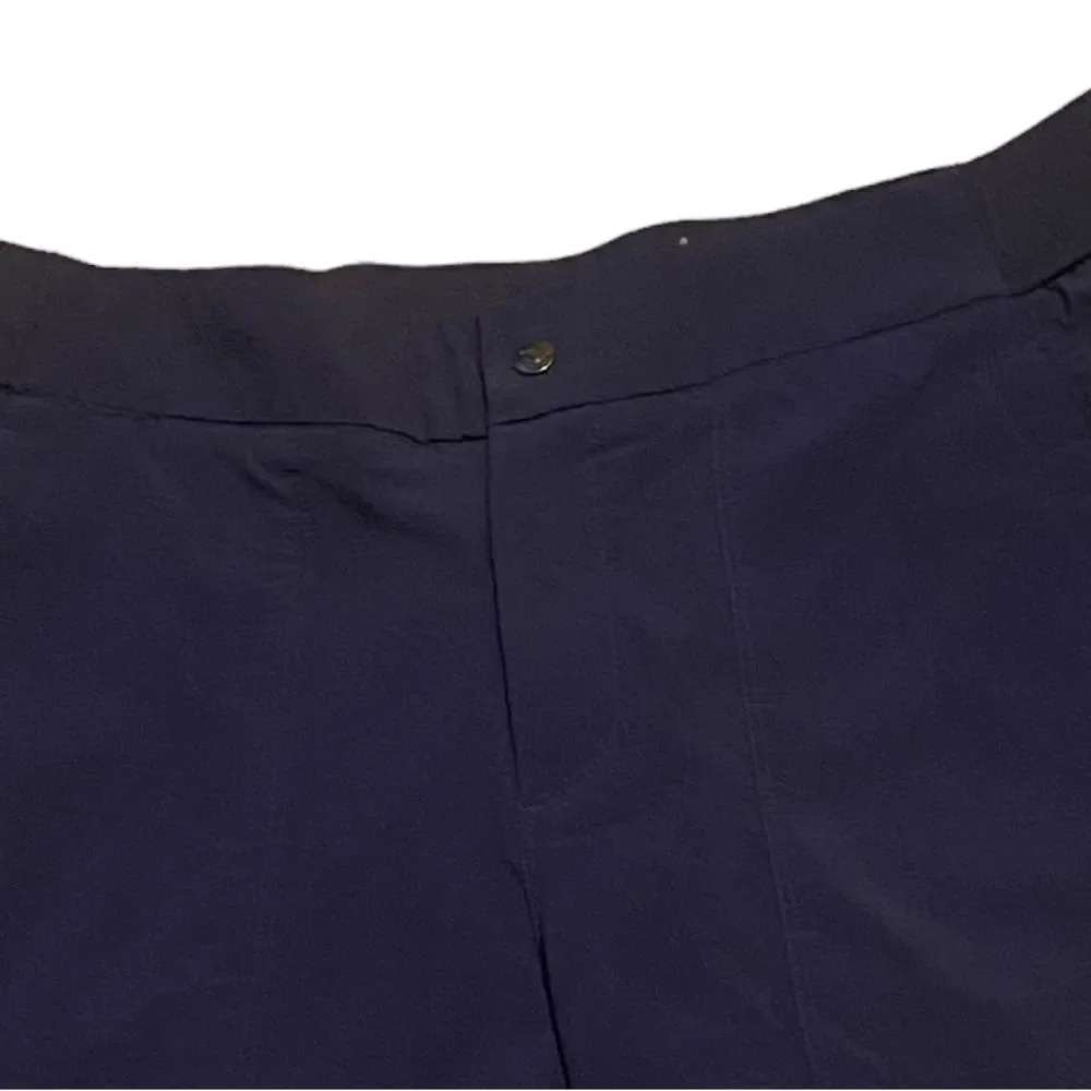 Reel Life Men’s Sz Lrg Blue Hybrid Nylon Deep Pocket Comfort Waist Golf Shorts